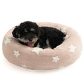Cama tipo dona relajante para perros y gatos pequeños, funda lavable