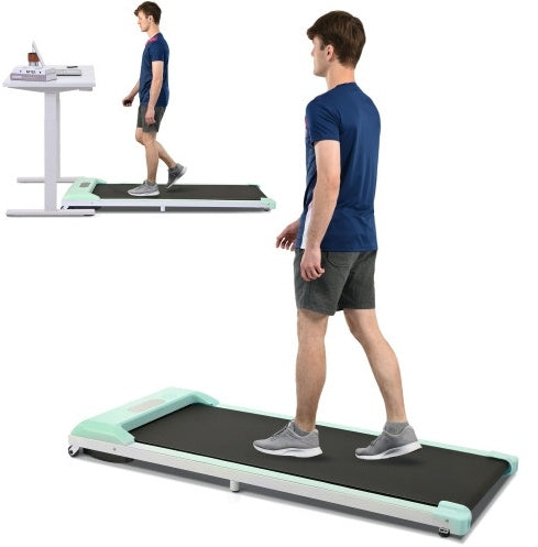 Cinta de correr 2 en 1 para usar debajo del escritorio, máquina de caminar y correr de 2,5 CV