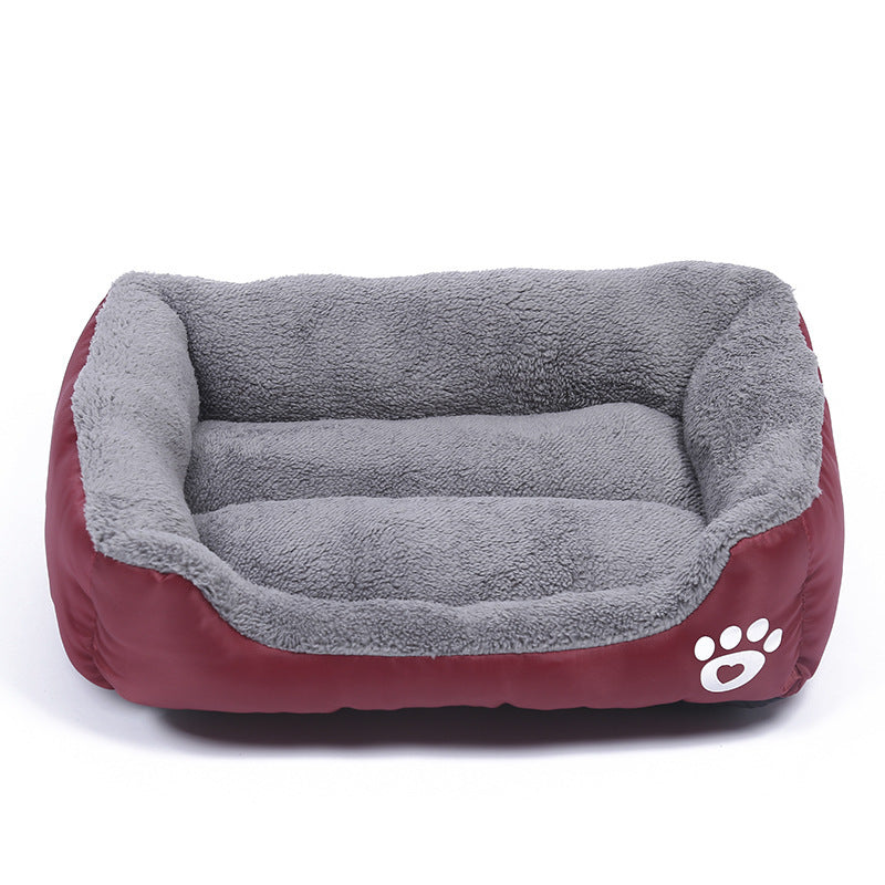 Cama impermeable de forro polar para perros y gatos, todos los tamaños