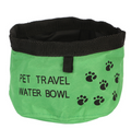Cuenco de viaje plegable para mascotas, cuenco plegable para comida y agua