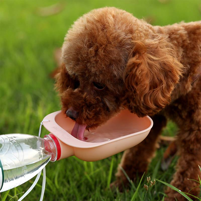 Botella de agua portátil para perros para la hidratación de mascotas al aire libre