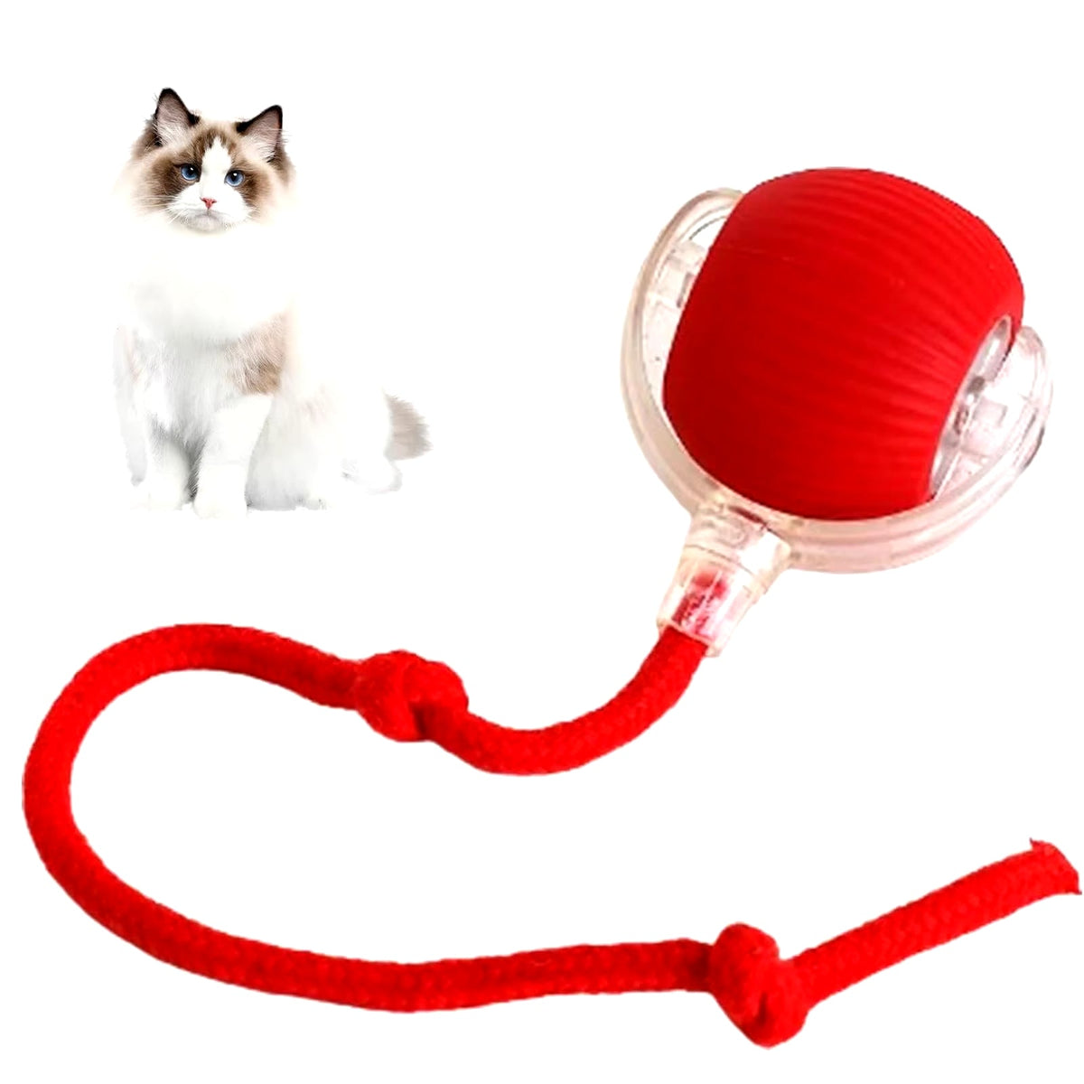 Interactive Rechargeable Cat and Dog Rolling Ball Toy
